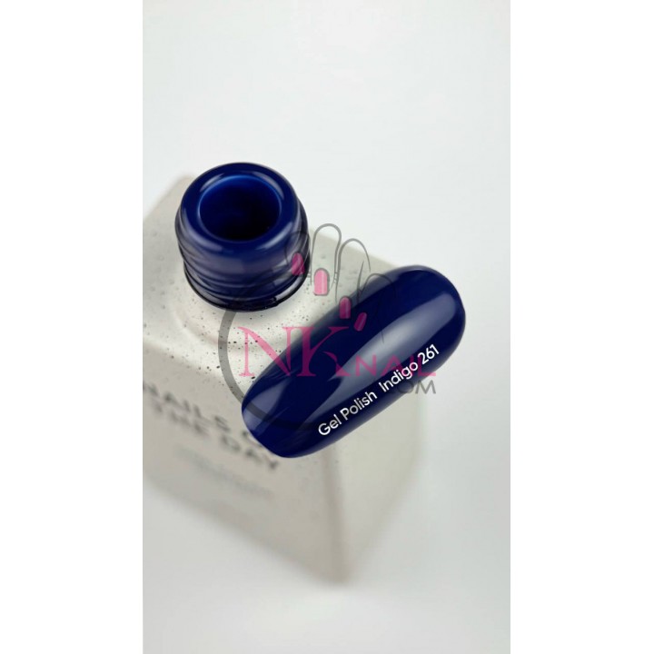 Гель-лак NAILSOFTHEDAY Indigo 261, 10 мл TPO free
